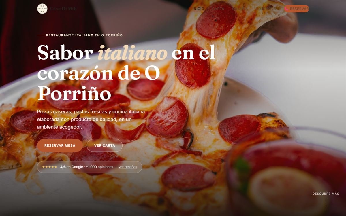 Web de Casa Di Mili