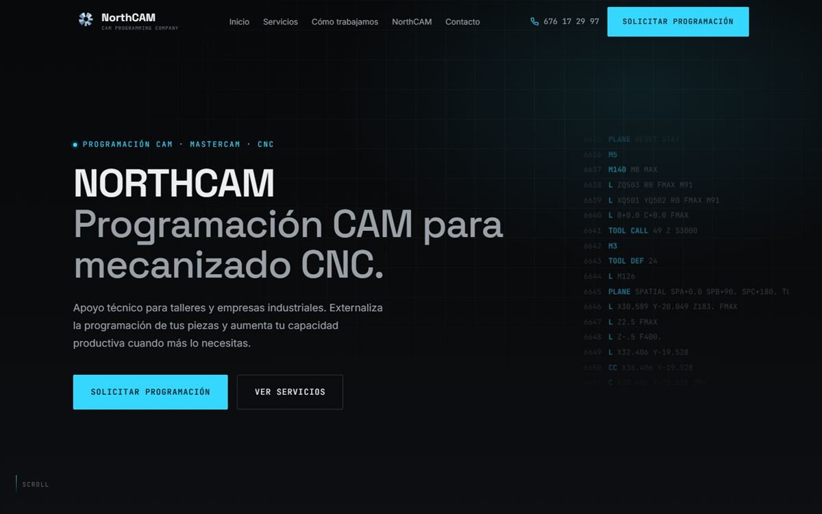 Web de NorthCAM
